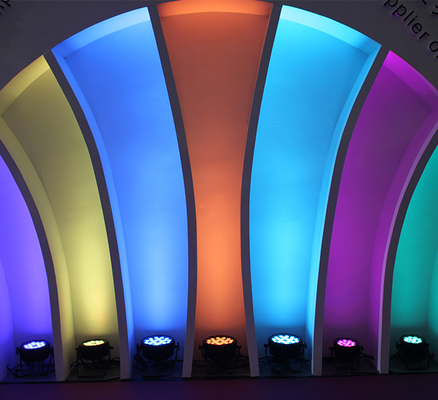 Mini waterdicht 4pcs RGB 3In1 Led Par Light Voor feest Disco Club