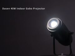 Professionele 40W Indoor Gobo Light: Gemakkelijk Gobo Swap & High-Impact Projection