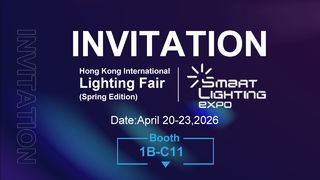 We zijn op de Hong Kong Lighting Fair 2026 – bezoek stand 1B-C11!