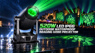 520W LED Imager-projector IP66 Gobo-projector voor buiten