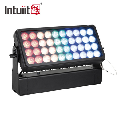 Buiten 40*10W RGBW LED City Color Light Beam Wasband Strobe Effect Waterdicht Wandwasser Flood Lights IP65 DMX512 Controlemodus