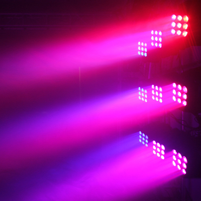 Professionele 3x3-Comité LEIDENE Matrijs Lichte 9x10W RGBW 4 in 1 Bewegend Hoofdlicht voor de Disco van DJ