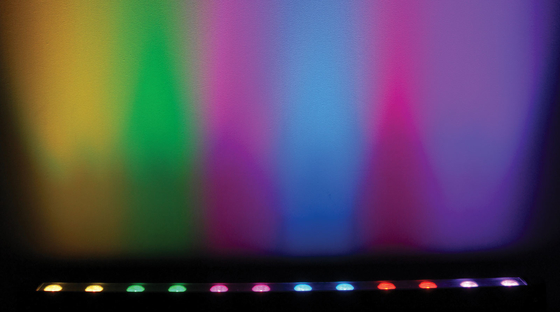 80w de geleide Kleur die van de het Landschapsdmx512 Controle RGBW AC24v van de Muurwasmachine Lichte Trekaluminium veranderen