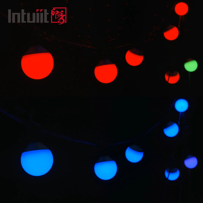 6500K Kerstmis van het LEIDENE van de Bolbistro Verlichtings RGB Huwelijk Geleid het Koordlicht Decoratie