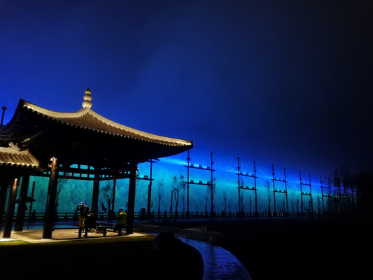 Wuyishan Verlichtingsproject ip65 Led-schijnwerper 400w Rgbw Kleur Muurwasmachine Led Podiumgebouw Tuinlicht