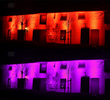 DMX512 8x10w RGBW 4in1 IP65 Waterdicht DJ Wedding Stage City Wandwasser Buiten LED Was Flood Light