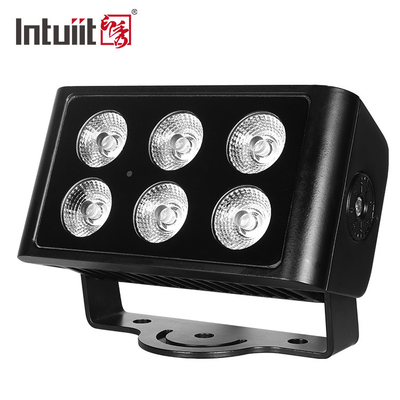 IP65 Waterdicht 6x5W RGBW 4 in 1 LED Flood Light DMX Control Plane Spot Light Background Vlek DJ Disco Stage Lighting