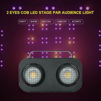 2 Ogen 2*90W Dmx512 Control Splicing Cob Publiek Blinder Effect Stage Light