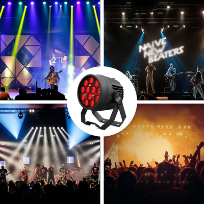 12x10W RGBW 4in1 LED Par Light Stage lichten voor prestaties en licht effecten