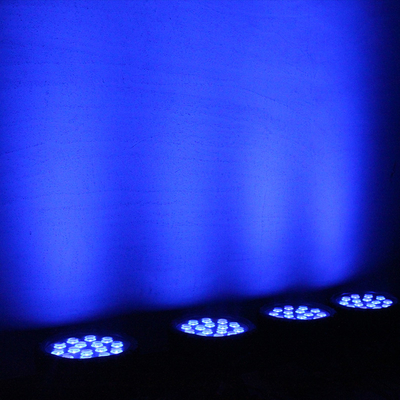 90w RGBW Led Flat Par Light Stage Light Dmx Control Dj Disco Voor feest bruiloft kerk