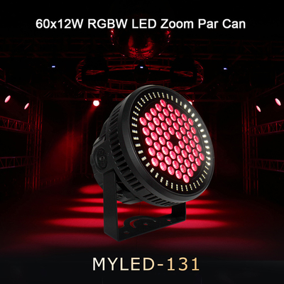 60*12W Rgbw 4In1 Led Par kan 60st Party Dmx Outdoor DJ Led Par Licht aansteken