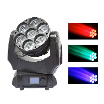 Led Moving Head Light 7x40w RGBW 4in1 Sharpy Beam met Zoom Wash Stage Lighting DJ lichten