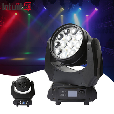 Led Wash Par 4In1 12X10W Zoom Rgbw Led Wash Moving Head Light Voor Dj Disco Stage Lighting