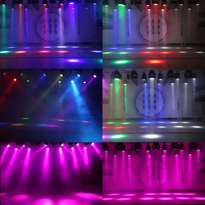 Led Wash Par 4In1 12X10W Zoom Rgbw Led Wash Moving Head Light Voor Dj Disco Stage Lighting