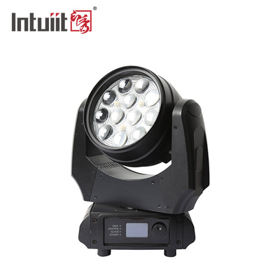 Led Wash Par 4In1 12X10W Zoom Rgbw Led Wash Moving Head Light Voor Dj Disco Stage Lighting