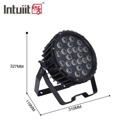 Professionele podiumlicht 82W RGB 24*Tri-3W Indoor DMX512 Slim Flat Led Par Light