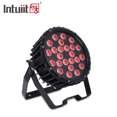 Professionele podiumlicht 82W RGB 24*Tri-3W Indoor DMX512 Slim Flat Led Par Light