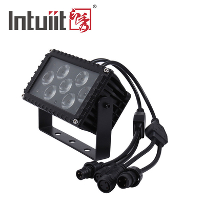 7x3W LED Buiten IP66 Waterdicht 25 Graden Die-Casting Aluminium Architectonische Projectie Floodlight Gevellicht