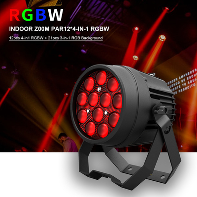 12x10W RGBW 4in1 LED Par Light Stage lichten voor prestaties en licht effecten
