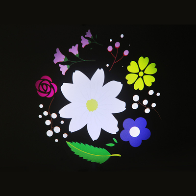 Led Gobo Projector 60w Led Auto Kleur Veranderende Projector Buiten Projectie Lamp Gobo Custom Logo Welkom Licht
