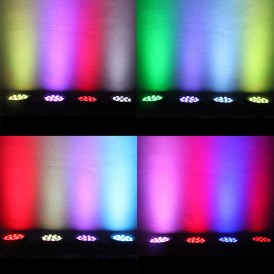 LED DJ Par lichten voor het podium - 90W LED Par Can Light RGBW DMX Control Uplights voor bruiloft kerk evenementen feest