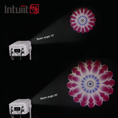 LED-lichtbron Buiten Gobo Projector 100W Optioneel Op maat gemaakte Roterende Gobo Projector