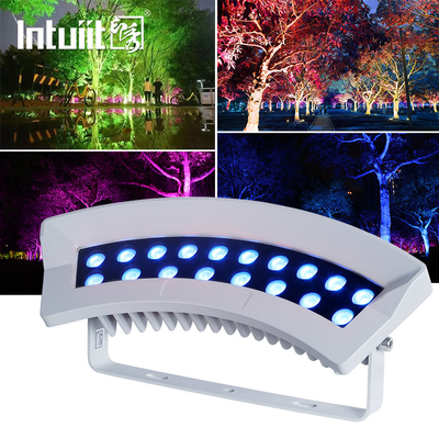 36W RGBW Boom Flood Light IP65 Waterdicht Outdoor Kleurrijke Led Spot Tuin Landschapsverlichting