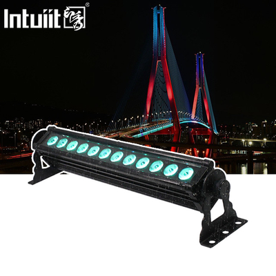 Buiten waterdicht landschapslicht LED wandwasser DMX 12X3W RGB wandlineaire lamp