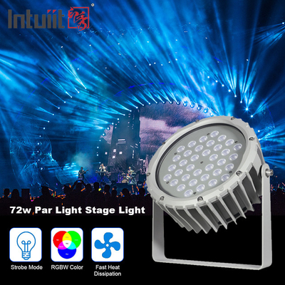 Gevellandschap DMX512 RGBW gecontroleerd waterdicht IP65 Buiten 72W LED-overstromingslicht