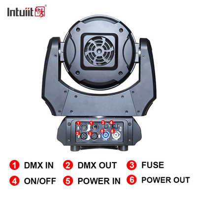19x15w Rgbw 4in1 Led Moving Head Zoom Wash Podiumverlichting Beam Led Moving Head Light