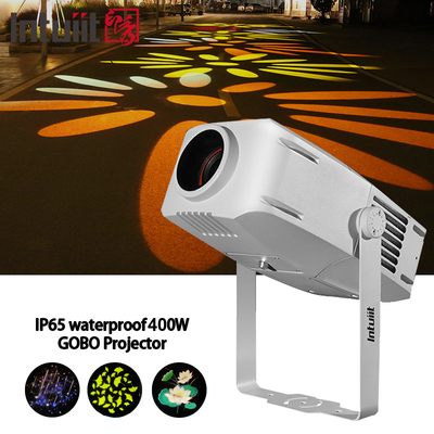 Waterdicht 400W draaibare afbeelding Logo vloer Gobo projector buiten voor reclame