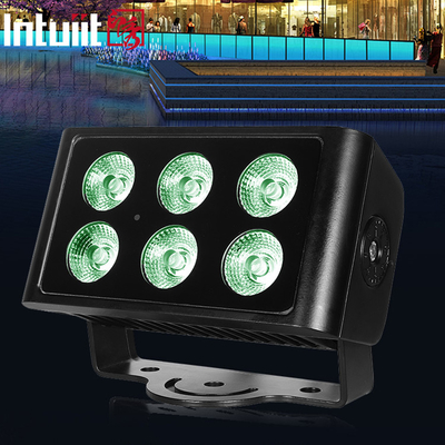 6x5W 4in1 buitendmx rgbw IP65 led wandwasser led vloedlicht