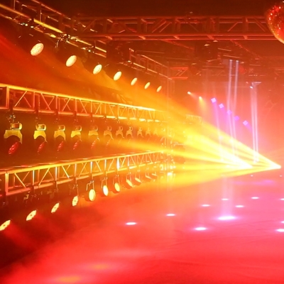 37x10W Zoom Beam Wash Moving Head Light voor podiumverlichting Effect met RGBW 4in1 LED en DMX Control Dj Disco en nachtclub