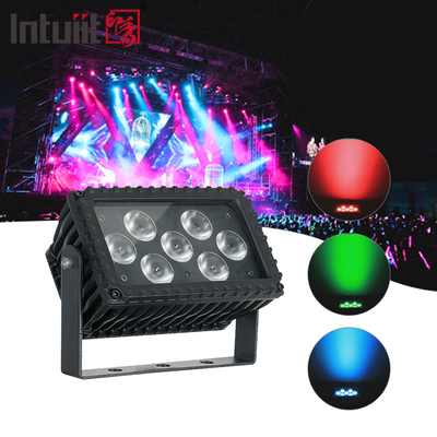 7x3W RGB Outdoor Led Flood Light 25 Grade Wandwasser DMX Control