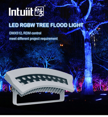 IP65-gekozen buitenlicht bestaande uit 36W RGBW-LED's 1100 lumen met veelzijdige straallicht en vlekhoeken