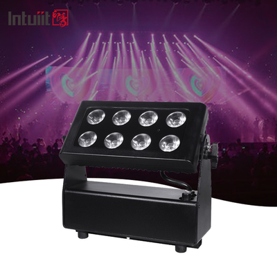 8x15W waterdicht IP65 batterij aangedreven DMX LED wandwasser lichten