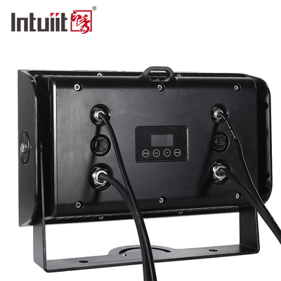 8X15W stadslicht RGBW 4in1 IP54 waterdicht wandwasser licht voor DJ bar buiten concert podium accu aangedreven