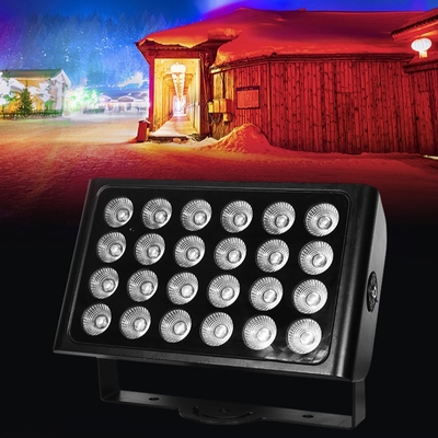 24x10w 4in1 Rgbw Led Outdoor Wandwasser Flood Lights Tuin Bruiloft Dj Bühnenlicht