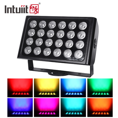 24x10w 4in1 Rgbw Led Outdoor Wandwasser Flood Lights Tuin Bruiloft Dj Bühnenlicht