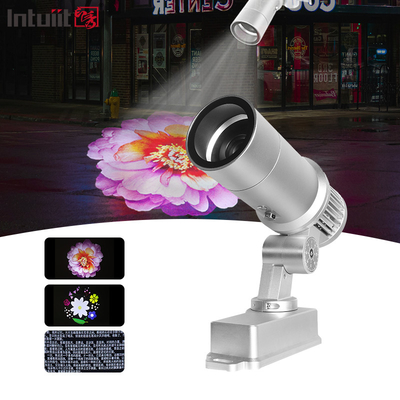 Waterdicht buiten IP65 60W reclame roterende LED Gobo laser logo projector