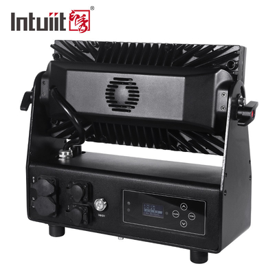 Waterdicht, op batterij aangedreven, draadloos, stadslichtprojector 8x15W RGBW LED's