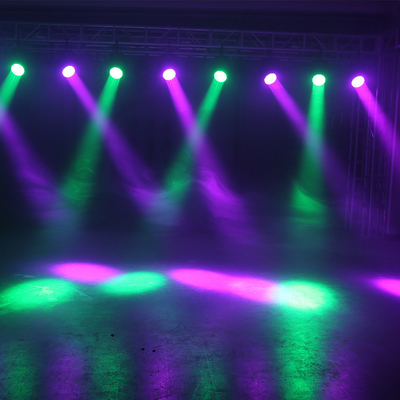 Bewegende koplampen 19x15W Zoom DJ-lampen RGBW LED-straal Wasverlichting Effekt Bühnenlicht Voor Rave Activiteit Disco Evenementen Show KTV