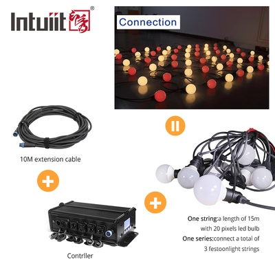 Kerstverlichting Led Lamp String Pixel Led Light Waterdicht Dmx Rgbw Multi Color String Kerst Led Lamp String Light