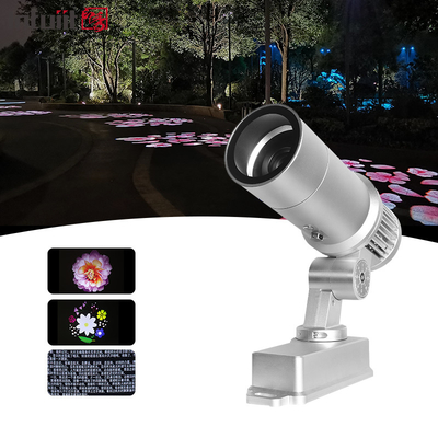 Buiten waterdicht Reclame Gobo Projector Licht 60W Patroon Rotatie Led Gobo Logo Licht