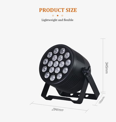 18pcs*20w Led Par Can Light met variabele Rgbwa+Uv 6In1 voor Theme Park DJ Bar Stage