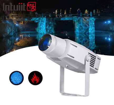 400W waterdicht IP65 LED GOBO Projector Buitenbouw Projectie Licht Vierkleurig Schakelend Water Effect Projectie Licht
