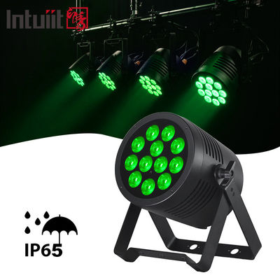 Aluminiumlegering RGBWA UV LED Flat Par 12x20W Verlichting DJ Par Blikken Dmx 512 Licht Wassen Bühnenverlichting voor kerk