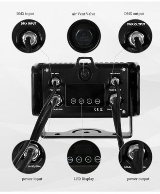 Buiten waterdicht 6x5W City Color LED Wall Washer Light 4in1 RGBW Floodlight voor Hotels & Buildings DMX512 Control Mode