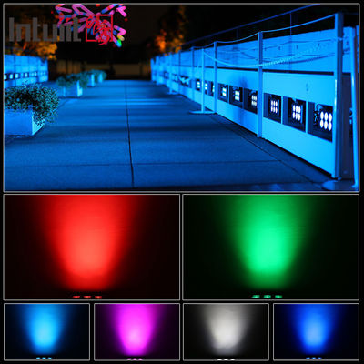 6x5W Waterdichte Ip65 Vierkante Rgbw Led Buiten Schijnwerper Buiten Tuin Landschapsarchitectuur Decoratieve Vierkante Led Spotlights Schijnwerpers