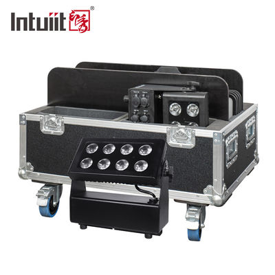 8x15W Batterijaangedreven LED-schijnwerper Buiten Draadloos RGBW 4in1 Oplaadbare Uplight Par Luces LED para Fiestas DJ